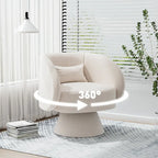 Sillones tipo barril modernos giratorios de 360 grados Ouyessir  para acurrucarse