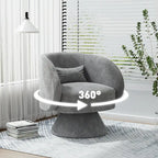 Sillones tipo barril modernos giratorios de 360 grados Ouyessir  para acurrucarse