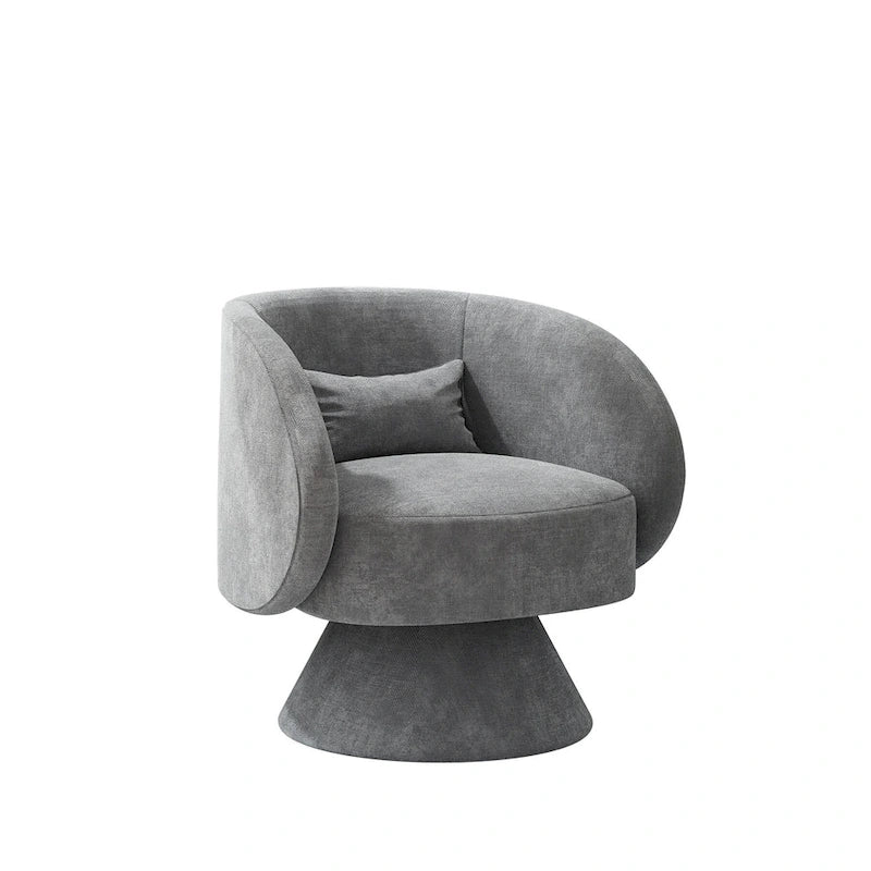 Sillones tipo barril modernos giratorios de 360 grados Ouyessir  para acurrucarse