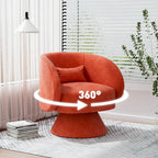 Sillones tipo barril modernos giratorios de 360 grados Ouyessir  para acurrucarse