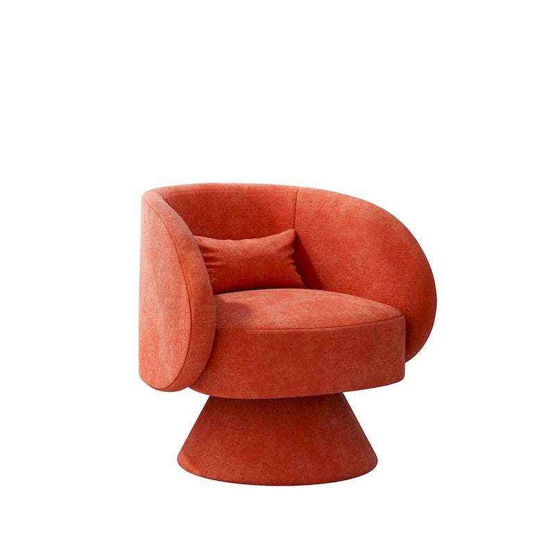 Sillones tipo barril modernos giratorios de 360 grados Ouyessir  para acurrucarse