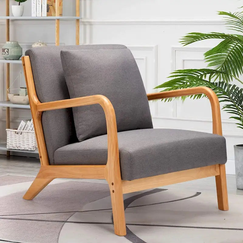Sillones de lectura cómodos para sala de estar, modernos de mediados de siglo, AECOJOY