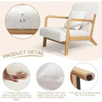 AECOJOY Mid Century Modern Living Room Reading Comfy Lounge Chairs