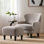 Hartshorn Upholstered Club Chair and Ottoman Set by Christopher Knight Home