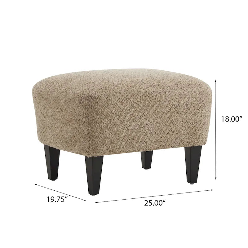 Hartshorn Upholstered Club Chair and Ottoman Set by Christopher Knight Home