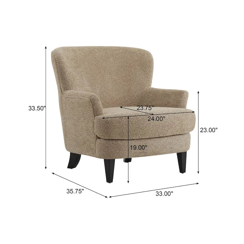 Hartshorn Upholstered Club Chair and Ottoman Set by Christopher Knight Home