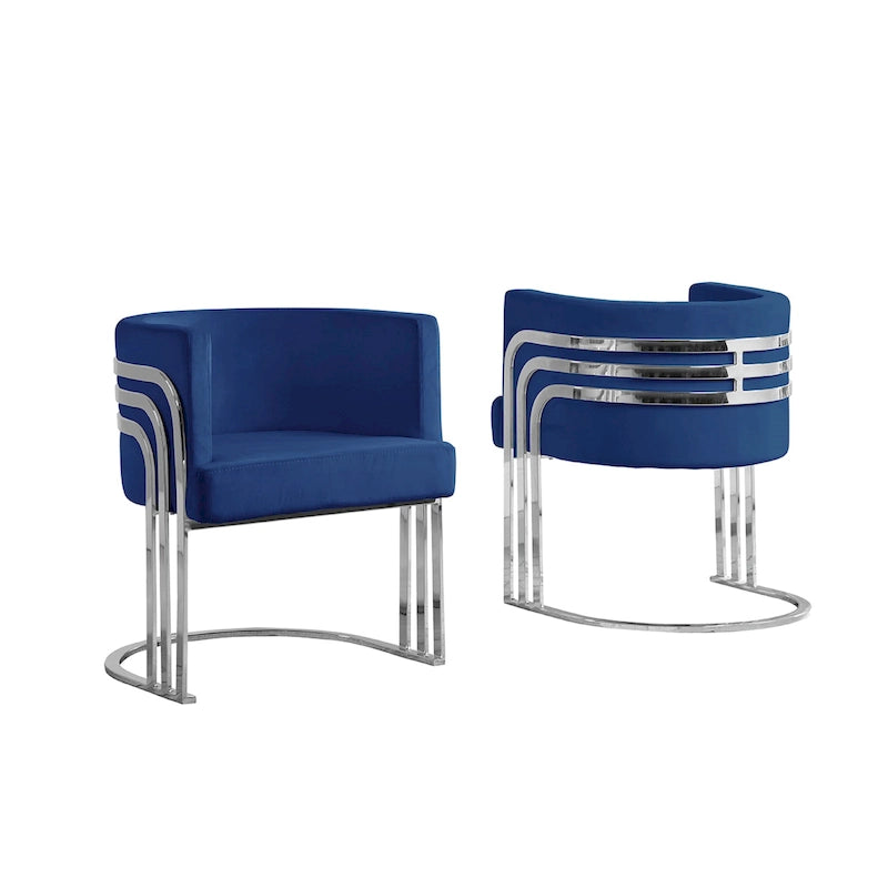 Best Quality Furniture Akzentsessel mit Chromfuß (Einzelsessel)