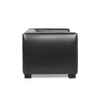 Goyette Faux Leather Club Chair by Christopher Knight Home