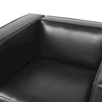 Goyette Faux Leather Club Chair by Christopher Knight Home