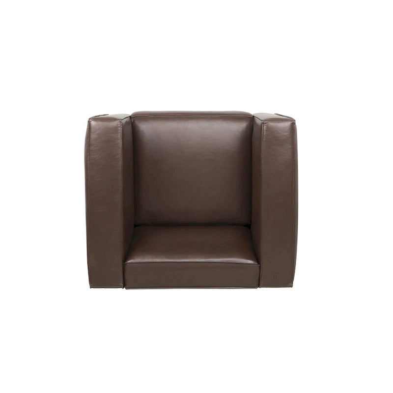 Goyette Faux Leather Club Chair by Christopher Knight Home