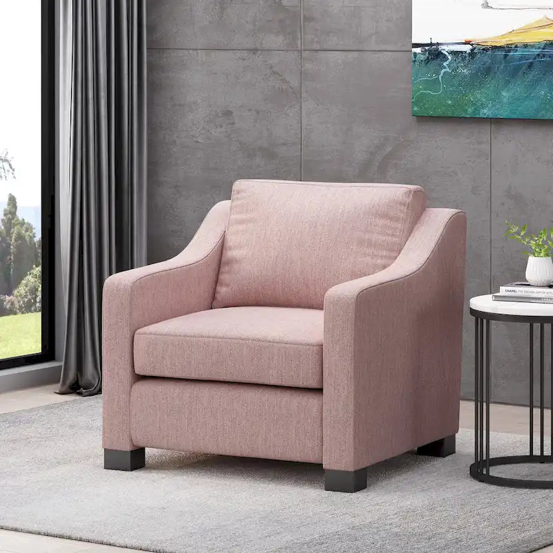 Halevy moderner gepolsterter Clubsessel von Christopher Knight Home