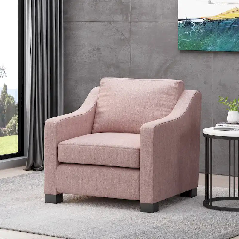 Halevy moderner gepolsterter Clubsessel von Christopher Knight Home