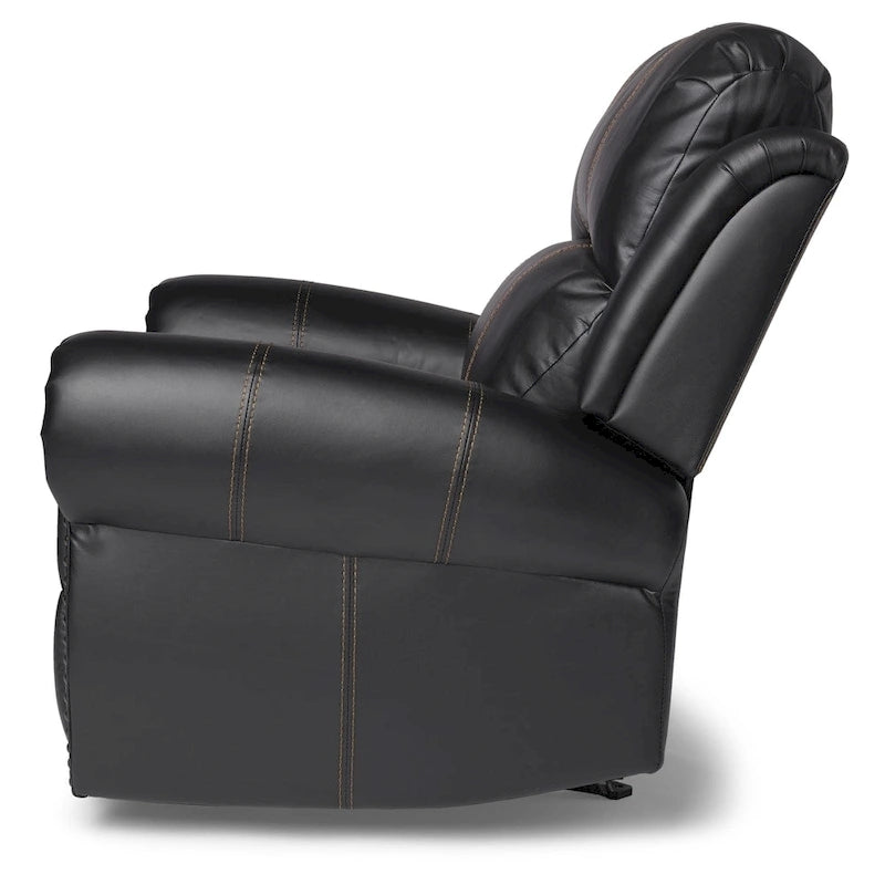 PU Leather Glider Recliner Club Chair