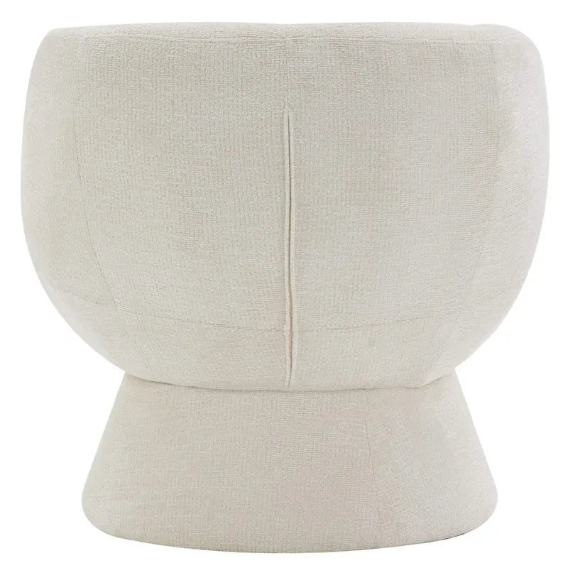 Set of1 Boucle Upholstered Modern Style Swivel Accent Chair