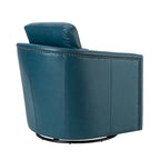 Set di 2 poltrone girevoli Jorge da 28.74 in in vera pelle