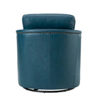 Set di 2 poltrone girevoli Jorge da 28.74 in in vera pelle