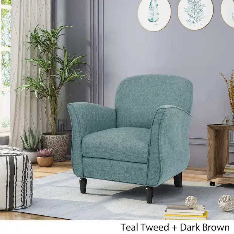 Poltrona tradizionale in tweed Swainson di Christopher Knight Home