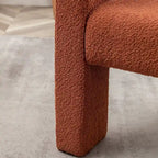 KINWELL 28 Wide Boucle Upholstered Square Armchair