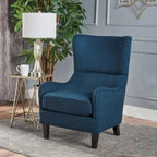 Quentin Contemporary Wingback Fabric Club Chair by Christopher Knight Home