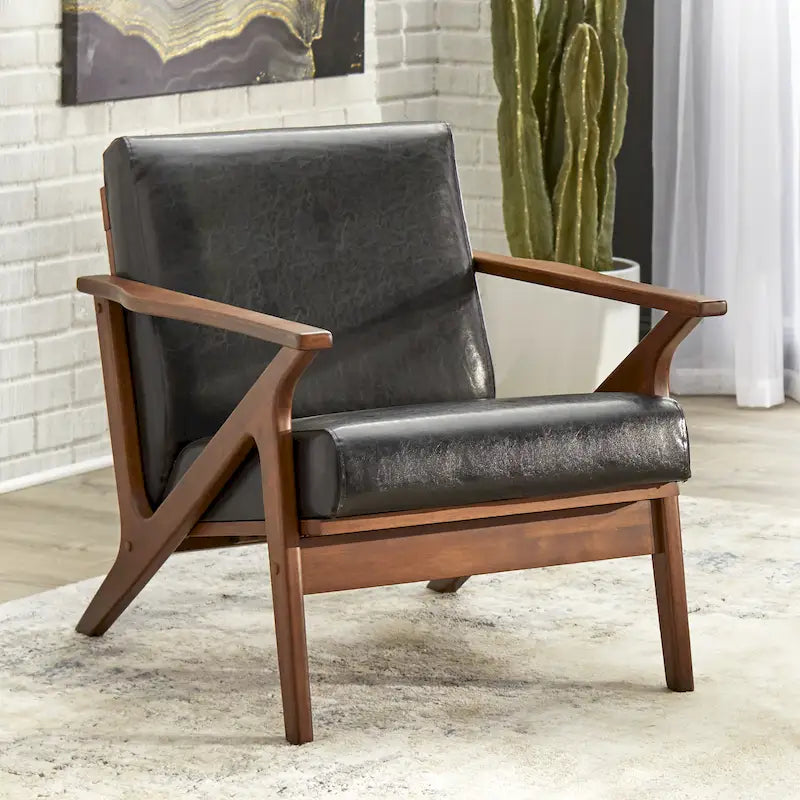Silla de madera moderna de mediados de siglo Bianca de Simple Living