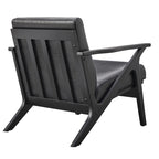 Simple Living Bianca Holzsessel im Mid-Century-Modern-Stil