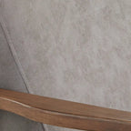 Simple Living Bianca Holzsessel im Mid-Century-Modern-Stil