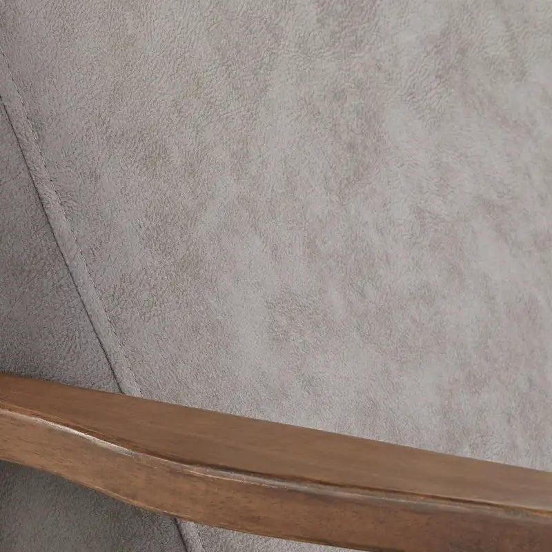 Simple Living Bianca Holzsessel im Mid-Century-Modern-Stil