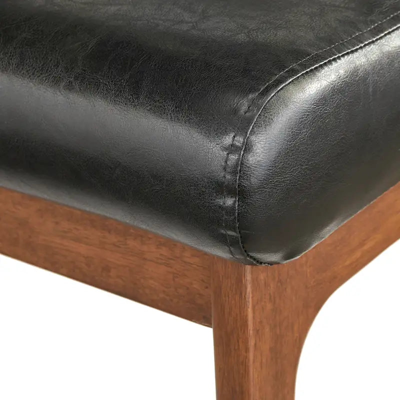 Simple Living Bianca Holzsessel im Mid-Century-Modern-Stil