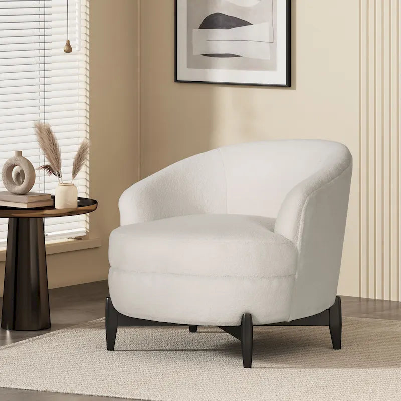 Sillón club tapizado de bouclé Sydmor de Christopher Knight Home