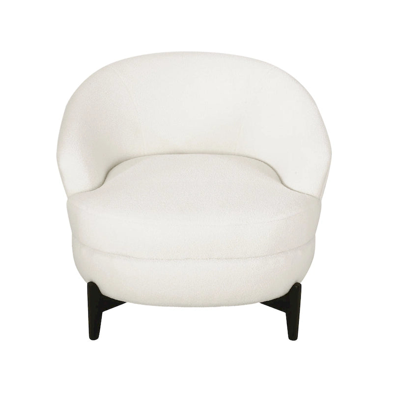 Sydmor Boucle Upholstered Club Chair by Christopher Knight Home