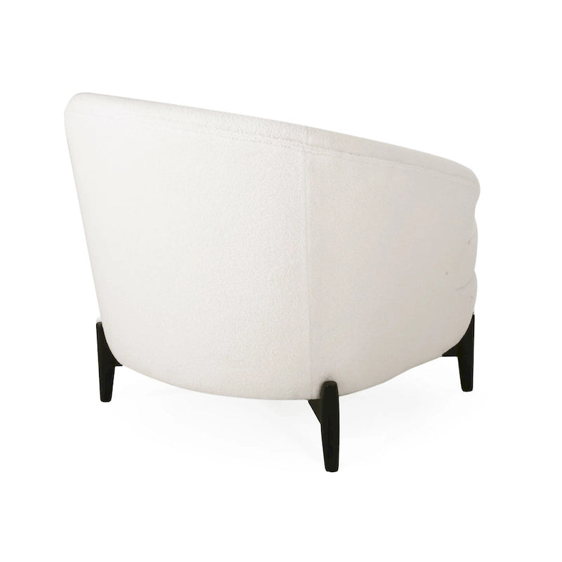 Sydmor Boucle Upholstered Club Chair by Christopher Knight Home