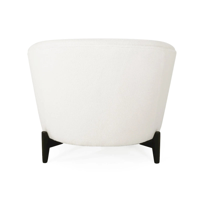 Sydmor Boucle Upholstered Club Chair by Christopher Knight Home