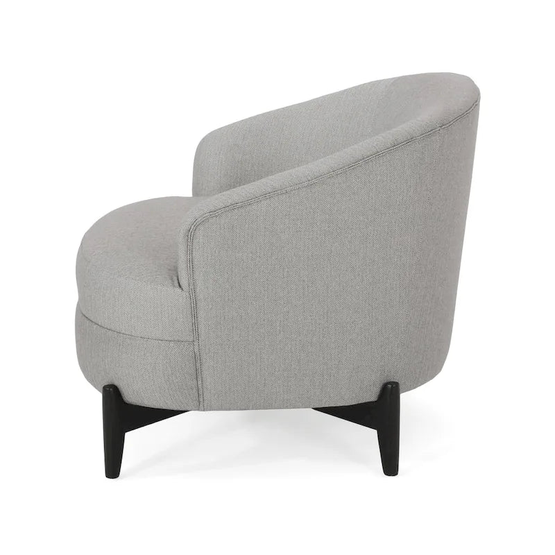 Sydmor Boucle Upholstered Club Chair by Christopher Knight Home