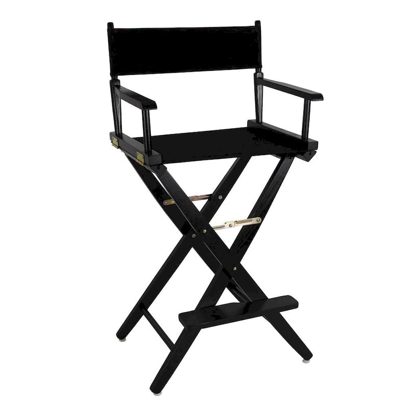 American Trails Extra-Wide 30-inch Premium American Oak Bar-Height Directors Chair