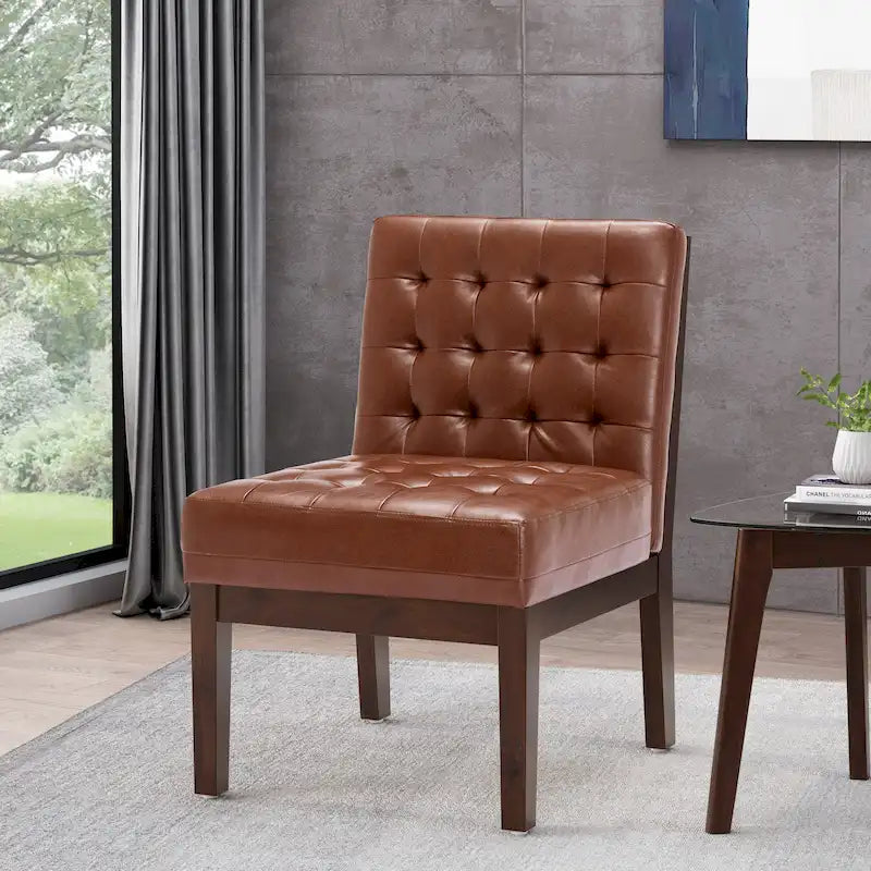 Sillón decorativo capitoné Uintah de Christopher Knight Home