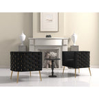 SEYNAR Mid-Century Modern Velvet Round Accent Chair for Living Room, set of 2