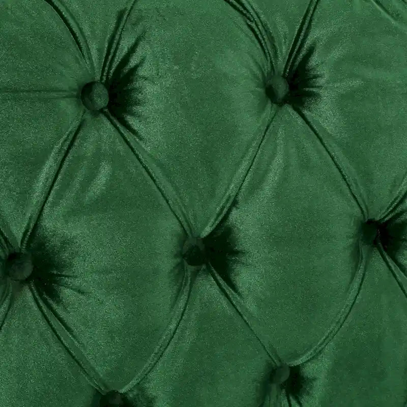 Trzyosobowa sofa Chesterfield z pikowaniem