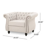 Westminster Chesterfield Club Chair by Christopher Knight Home