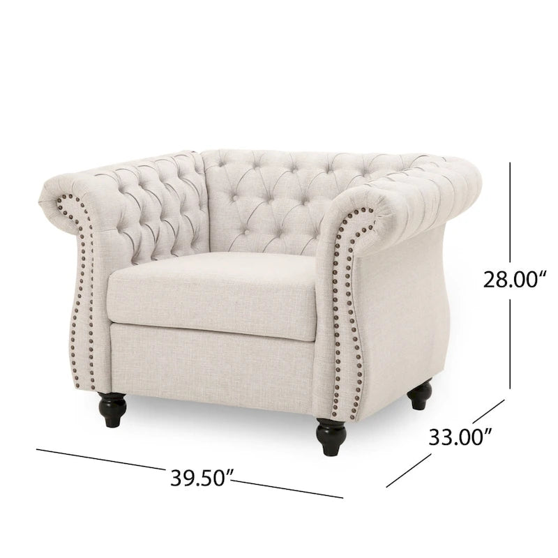Westminster Chesterfield Club Chair by Christopher Knight Home