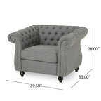 Westminster Chesterfield Club Chair by Christopher Knight Home