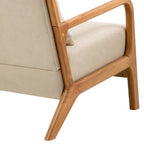 Upholstered Armchair Accent Chairs with Pillows Set of 2