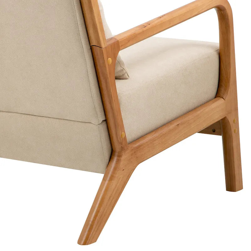 Upholstered Armchair Accent Chairs with Pillows Set of 2