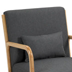 Upholstered Armchair Accent Chairs with Pillows Set of 2