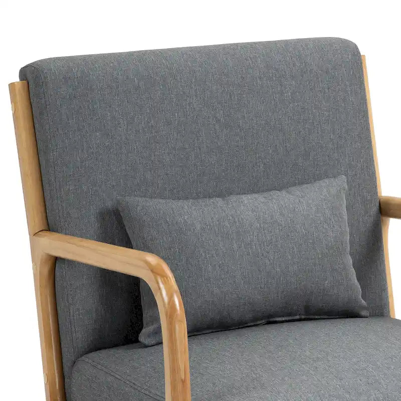 Upholstered Armchair Accent Chairs with Pillows Set of 2
