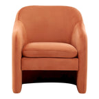 Zella Velvet Fabric Accent Arm Chair