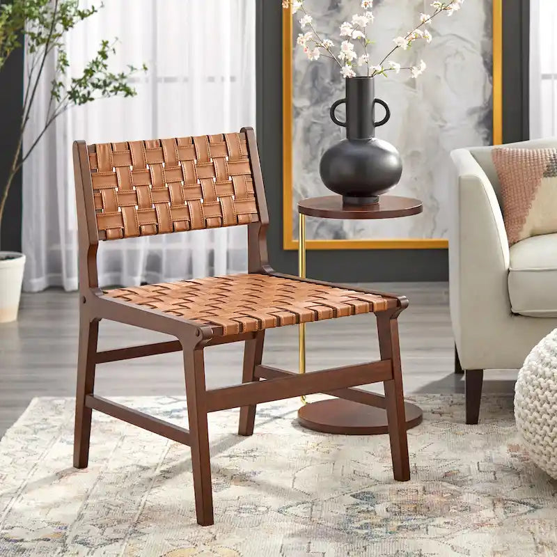 Sillón auxiliar Brady de madera maciza de Lifestorey