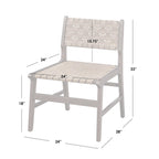 Sillón auxiliar Brady de madera maciza de Lifestorey