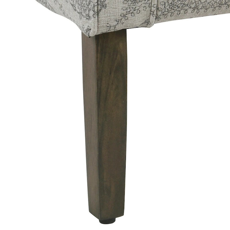 Porch & Den Blakeney Grey Medallion Tub Shaped Accent Chair