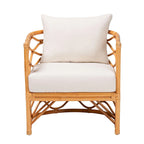 Acelynn Bohemian Light Honey Rattan Arm Chair