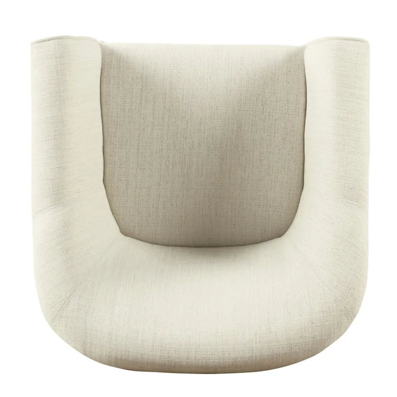 Porch & Den Kingswell Natural Textured Barrel Accent Chair